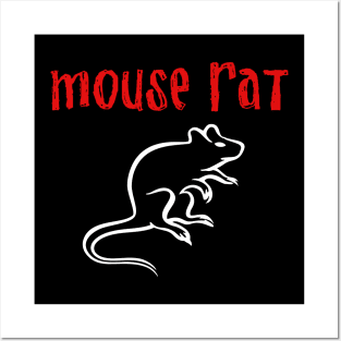 mouse rat Posters and Art